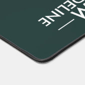 Gepersonaliseerde moderne stijlvolle trendy bureaumat (Hoek)