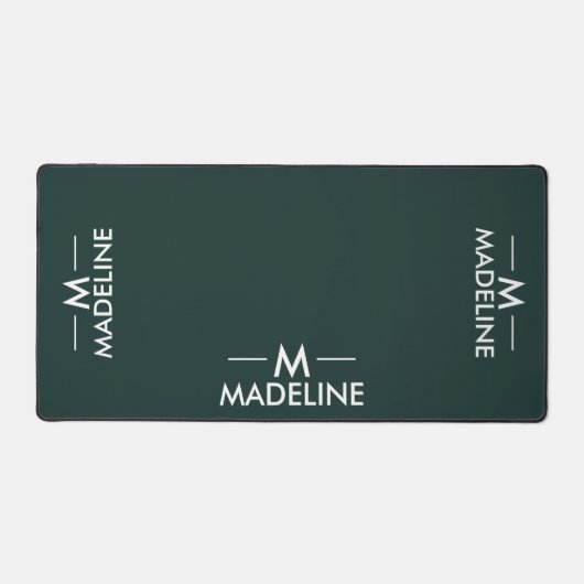 Gepersonaliseerde moderne stijlvolle trendy bureaumat (Voorkant)