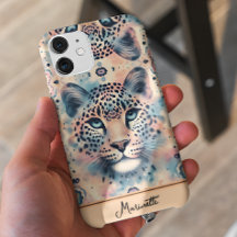Gepersonaliseerde moderne Tiger-thema telefoonhoes