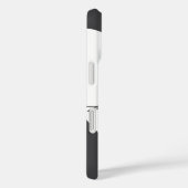 Gepersonaliseerde Moderne Tortelduifjes Lichtblauw Case-Mate iPhone Case (Achterkant / Rechts)