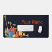 Gepersonaliseerde moderne tuinieren bodembeplantin bureaumat (Keyboard & Muis)