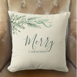 Gepersonaliseerde Moderne Unieke Pine Vrolijk Kers Kussen