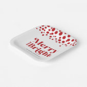 Gepersonaliseerde moderne vrolijk en helder papieren bordje (Gebogen)