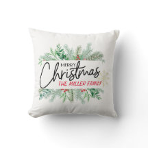 Gepersonaliseerde moderne vrolijke kerst familiena