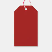 Gepersonaliseerde moderne vrolijke kerst | FOTO Cadeaulabel (Achterkant)