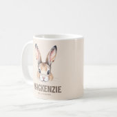 Gepersonaliseerde moderne Waterverf Schattigee paa Koffiemok (Voorkant links)