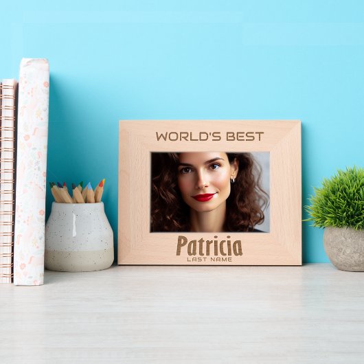 Gepersonaliseerde moderne wereld's beste "Patricia Gegraveerde Lijstjes