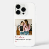Gepersonaliseerde moeder Dank u foto Case-Mate iPhone Case (Achterkant)