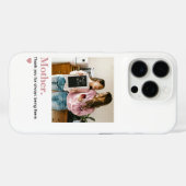 Gepersonaliseerde moeder Dank u foto Case-Mate iPhone Case (Achterkant (horizontaal))