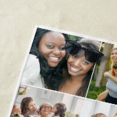 Gepersonaliseerde Moeder Definitie 12 Foto Collage Strandlaken (In situ)