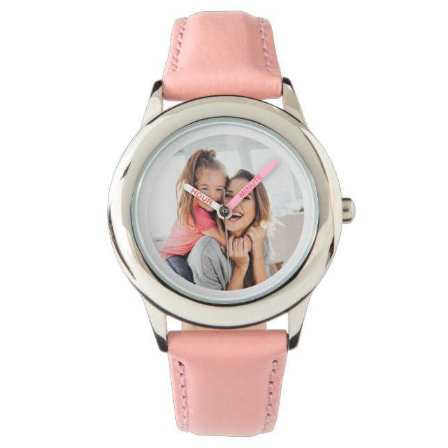 Gepersonaliseerde Moeder dochter matching unieke g Horloge (Voorkant)