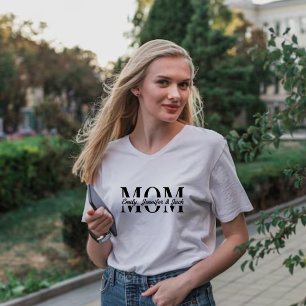 Gepersonaliseerde moeder Editie moeder Gedefinieer Tri-Blend Shirt