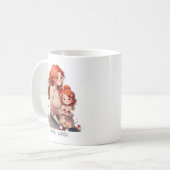 Gepersonaliseerde moeder en dochter koffiemok (Voorkant links)