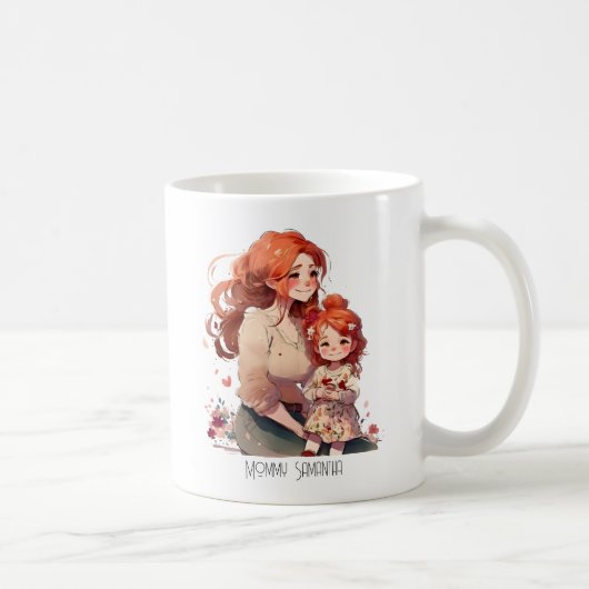 Gepersonaliseerde moeder en dochter koffiemok (Rechts)