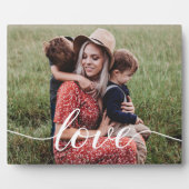 Gepersonaliseerde Moeder Foto Liefde Script Fotoplaat (Voorkant)