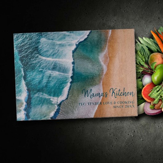 Gepersonaliseerde Moeder Gift Tender Love TLC Ocea Snijplank