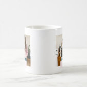 Gepersonaliseerde moeder Ik hou van je Foto Roze Koffiemok (Center)