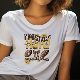 Gepersonaliseerde moeder juicht harder t-shirt