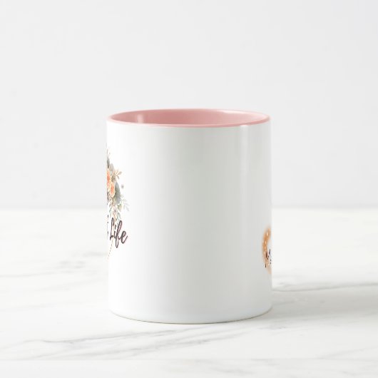 Gepersonaliseerde moeder leven beste leven mok (Midden)