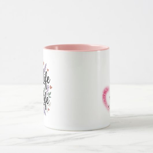 Gepersonaliseerde moeder leven beste leven mok (Midden)