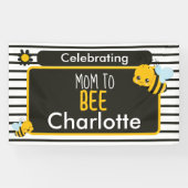 Gepersonaliseerde moeder om Baby shower te zijn Spandoek (Horizontaal)