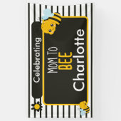 Gepersonaliseerde moeder om Baby shower te zijn Spandoek (Verticaal)