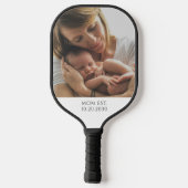 Gepersonaliseerde Moeder Opgericht Pickleball Paddle (Achterkant)