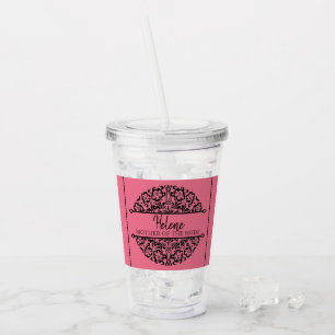 GEPERSONALISEERDE MOEDER VAN DE BRIDE ACRYLIC TUMB ACRYL DRINKBEKER