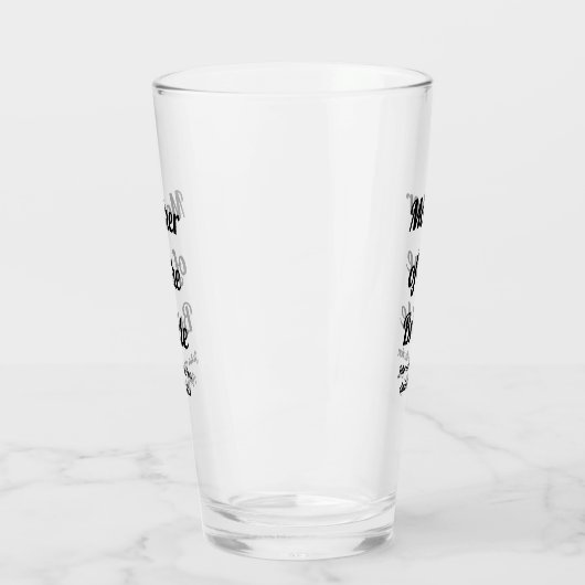 Gepersonaliseerde moeder van de Bride Glas (Links)