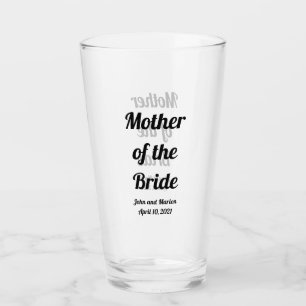 Gepersonaliseerde moeder van de Bride Glas