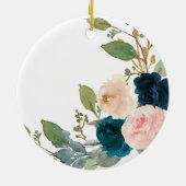 Gepersonaliseerde moeder van de bride-keramische s keramisch ornament (Achterkant)