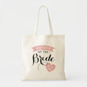 Gepersonaliseerde moeder van de Bride Tote Bag (Voorkant)