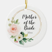 Gepersonaliseerde moeder van de bride Wedding Keep Keramisch Ornament (Voorkant)