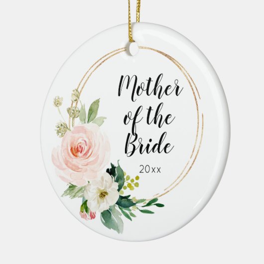 Gepersonaliseerde moeder van de bride Wedding Keep Keramisch Ornament (Links)