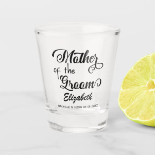 Gepersonaliseerde Moeder van de Bruidegom bruiloft Shot Glas
