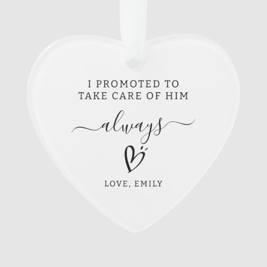 Gepersonaliseerde moeder van de bruidegom cadeau m ornament (voorkant)