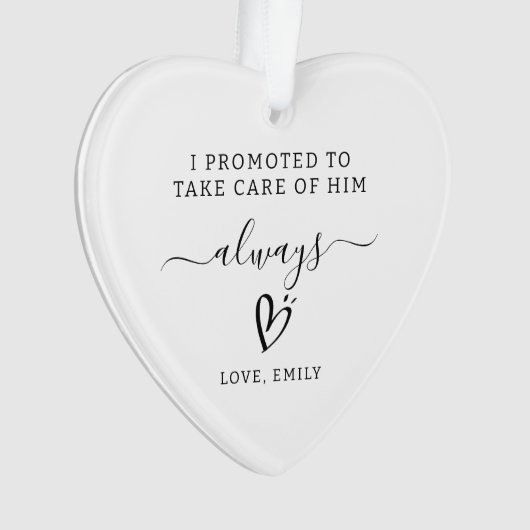 Gepersonaliseerde moeder van de bruidegom cadeau m ornament (voorkant)