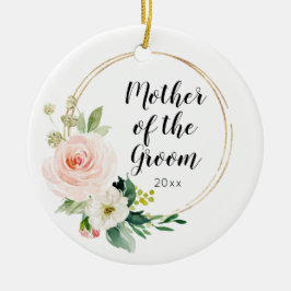 Gepersonaliseerde moeder van de Groom Wedding Keep Keramisch Ornament