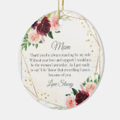 Gepersonaliseerde moeder van het Ornament van de B (Links)