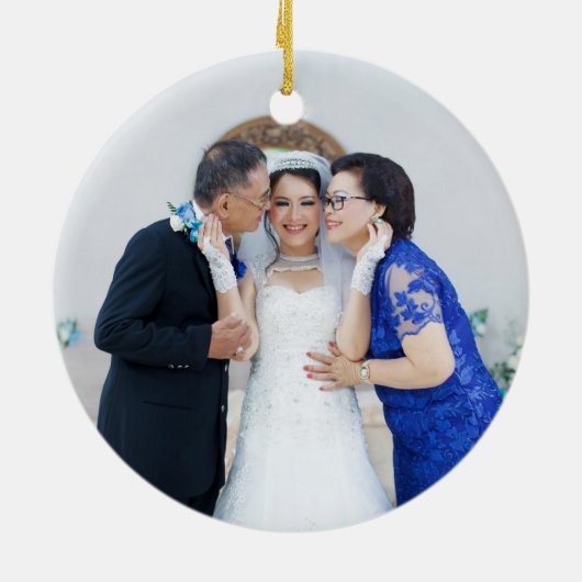 Gepersonaliseerde moeder van het Ornament van de B (Achterkant)