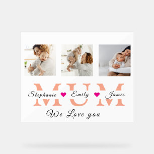 Gepersonaliseerde Moedercadeaus Verjaardagscadeau  Acryl Bord