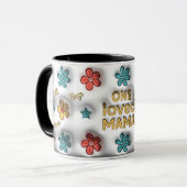 Gepersonaliseerde Moederdag "3D-effect" Mok (Voorkant links)