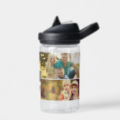 Gepersonaliseerde Moederdag aangepaste fotocollage Waterfles (Links)