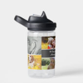 Gepersonaliseerde Moederdag aangepaste fotocollage Waterfles (Rechts)