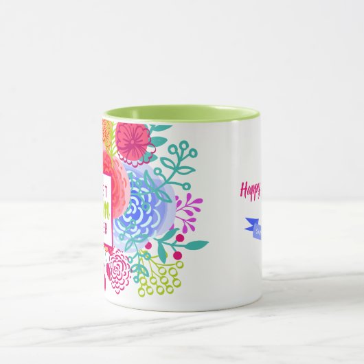 Gepersonaliseerde Moederdag Beste Mam ooit Mok (Midden)