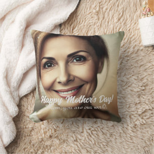 Gepersonaliseerde Moederdag cadeau met foto Kussen