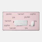 Gepersonaliseerde Moederdag cadeau voor mama Bureaumat (Keyboard & Muis)