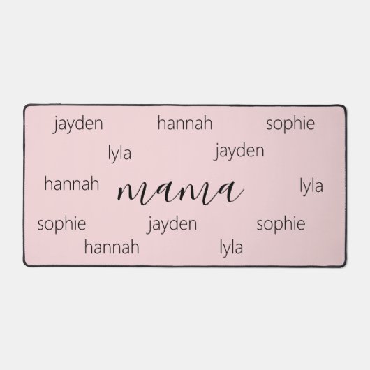 Gepersonaliseerde Moederdag cadeau voor mama Bureaumat (Voorkant)