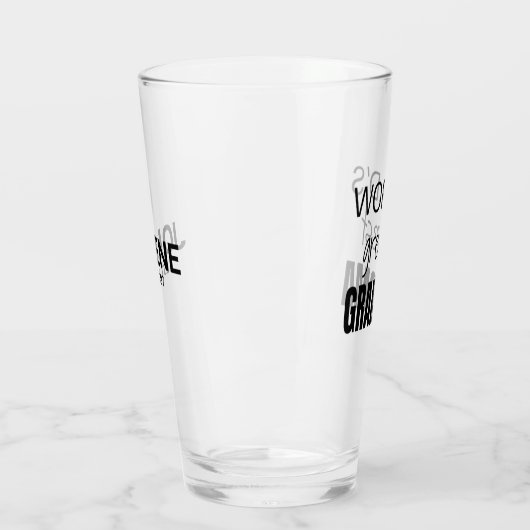 Gepersonaliseerde Moederdag cadeau voor oma Cup Glas (Links)