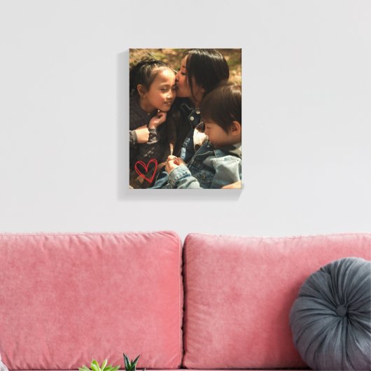 Gepersonaliseerde Moederdag Canvas (Insitu (Woonkamer))